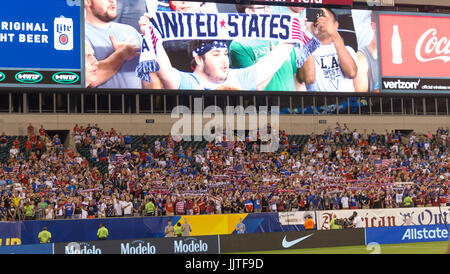 Philadelphia, PA USA - 19. Juli 2019: Atmosphäre während 2017 Gold Cup Quarterfunal USA gegen El Salvador Stockfoto