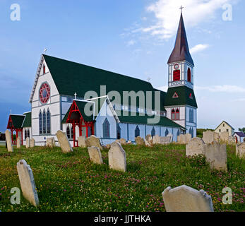 Eine Kirche in Trinity, Neufundland Stockfoto