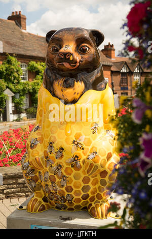 Der große Detektiv Birmingham Honeybear Sutton Coldfield Sommer 2017 Stockfoto