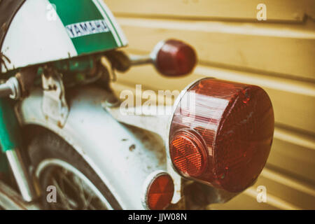 Vintage Bike-Show auf der Werft in Manlius Stockfoto