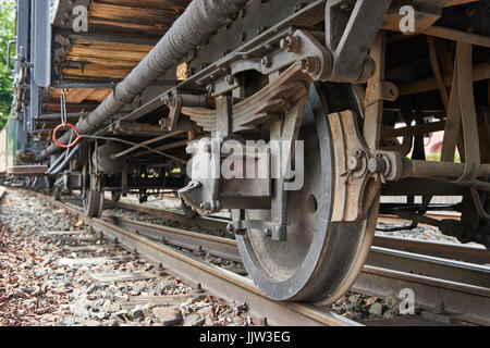 Selfkantbahn, historische Schmalspur-Dampfeisenbahn, Schierwaldenrath, Heinsberg, Nordrhein-Westfalen, Deutschland Stockfoto