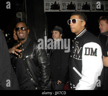 Diddy sein Sohn Quincy Brown leavin Sean Combs Dirty Money CD-Veröffentlichung für 'Last Train to Paris' Vogue Supperclub Dezember 16,2010 Hollywood. Stockfoto