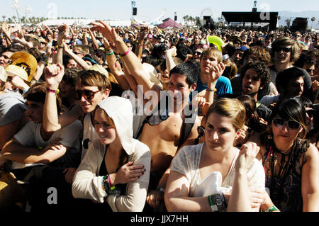 Führen Sie 2011 Coachella Musikfestival März 16,2011 Indio. Stockfoto