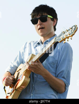 Vampire Wochenende mit 2008 Coachella Festival Indio. Stockfoto