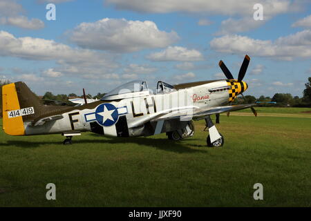 USAF WW2 P51 Mustang Stockfoto