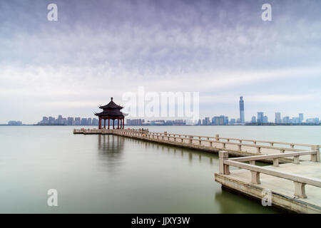 Jinji Lake, Suzhou, Jiangsu, China Stockfoto