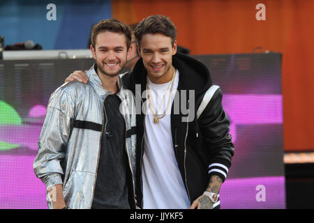 New York, New York, USA. 21. Juli 2017. Guten Morgen führen Amerika Sommer Konzertreihe Zedd und Alessia Cara im New Yorker Central Park. Bildnachweis: Bruce Cotler/Globe Fotos/ZUMA Draht/Alamy Live-Nachrichten Stockfoto