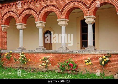 Kloster der Zisterzienser Kloster Notre-Dame des Dombes, Ain, Rhone-Alpes, Frankreich / Abbey de Notre Dame des Dombes Stockfoto