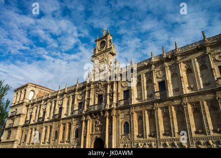 Kloster Krankenhaus von San Marcos, heute National Hotel Parador. Leon, Spanien, Europa. Camino de Santiao. Stockfoto