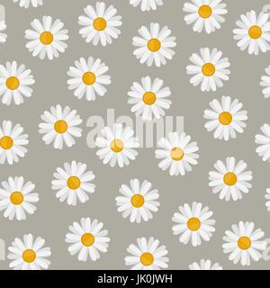 Daisy nahtlose Muster Stock Vektor