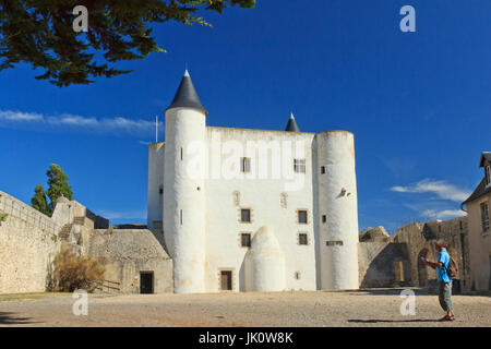 Frankreich, Vendée (85), Île de Noirmoutier, Noirmoutier-de-lÎle, le Château / / Frankreich, Vendee, Insel Noirmoutier, Noirmoutier de lIle, das Schloss Stockfoto