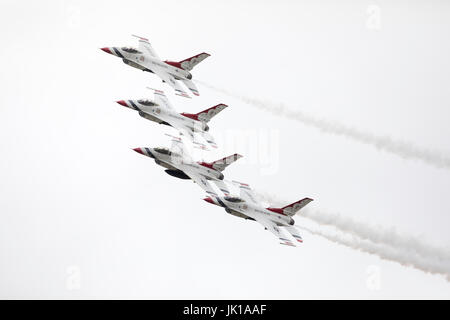 Flugschau in RAF Fairford, Gloucestershire hosting 2017 Royal International Air Tattoo und den 70. Jahrestag der US Air Force Stockfoto