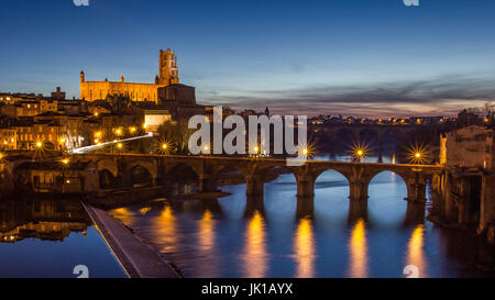 Kathedrale von Albi Stockfoto