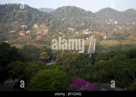 Übersicht Regenwald kandy Stadtrand zentrale Provinz Sri Lanka Stockfoto