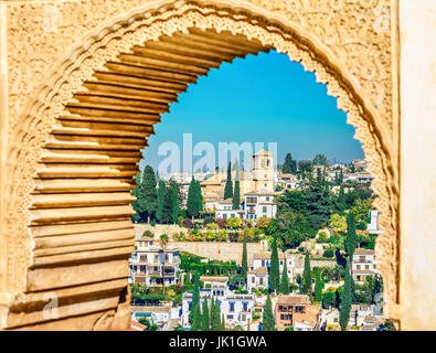 Albaicin mittelalterliche Viertel, Granada, Spanien Stockfoto