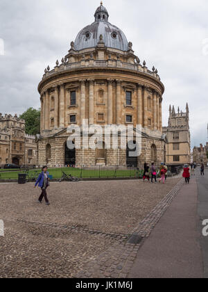 Die Radcliffe Camera wissenschaftliche Bibliothek, Oxford, England, Vereinigtes Königreich. VEREINIGTES KÖNIGREICH. Stockfoto