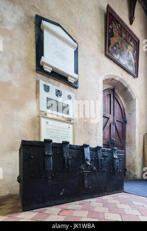 Innere besichtigen von St Mary the Virgin Church in Wiveton, Norfolk Stockfoto