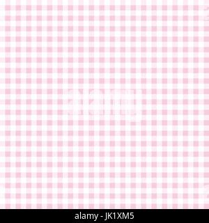 strukturierte Karo Gingham Tischdecke Stock Vektor