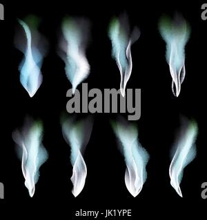 dunkel blau abstrakten Hintergrund Vektorgrafiken Rauch Stock Vektor