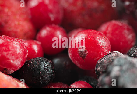 Gemischte bunte gefrorenes Obst Stockfoto