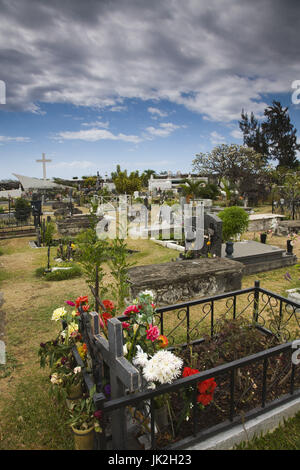 Frankreich, Réunion, Saint-Paul, Strandpromenade Cimetière Marin, Friedhof Stockfoto