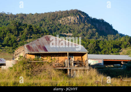 Verfallenes Haus, Boonah, Queensland, Australien Stockfoto