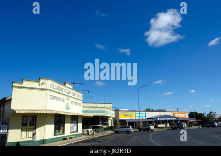 Geschäften der Stadtzentrum, Killarney, Queensland, Australien Stockfoto