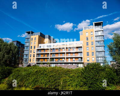 Kennet Insel Wohnsiedlung, Kennet Insel, Reading, Berkshire, England Stockfoto