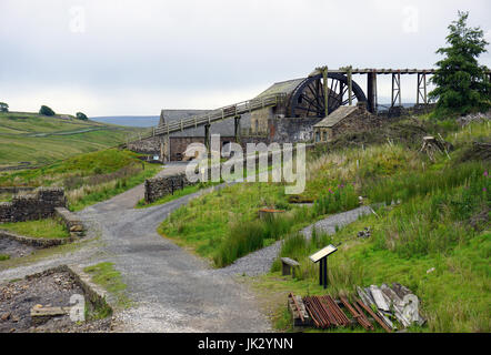 Wassermühle Killhope Lead Mining Museum Stockfoto