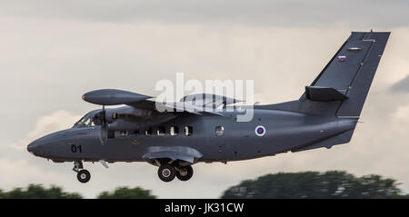 Lassen Sie 410 von der slowenischen Luftwaffe auf 2017 Royal International Air Tattoo an RAF Fairford in Gloucestershire gesehen. Stockfoto