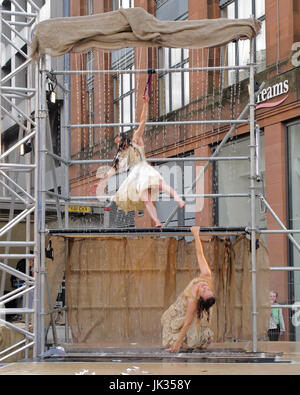 Handelsstadt Festival Szenen und Darsteller Leistung Stockfoto