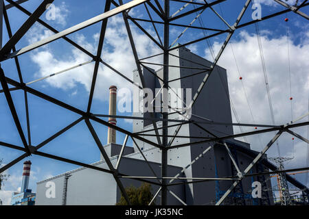 Kraftwerk Ledvice, Nord-Böhmen, Tschechische Republik Stockfoto