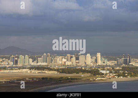 USA, California, San Diego, Point Loma, San Diego von Point Loma Lighthouse Stockfoto