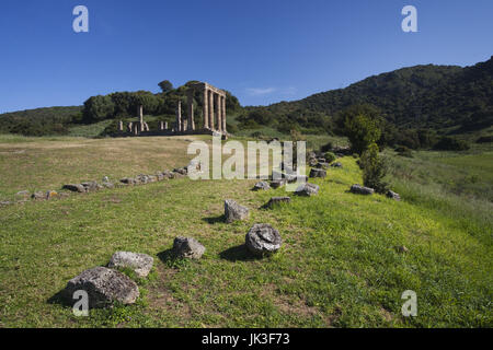 Italien, Sardinien, Süd-West Sardinien, Tempio de Antas, Ruinen des römischen Tempels Stockfoto