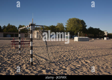 Estland, südwestlichen Estland, Pärnu, Parnu Strand, Ostsee Stockfoto