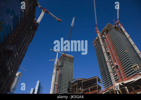 USA, Nevada, Las Vegas, neues Hotel und Casino Bau, Strip Stockfoto