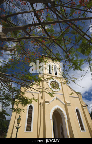 Seychellen, La Digue Island, La Passe, Eglise de Notre Dame de L'Assomption Stockfoto