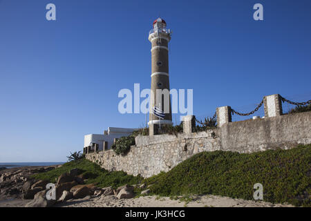 Uruguay, Faro Jose Ignacio, Atlantik Resort Stadt, Dorf Leuchtturm Stockfoto