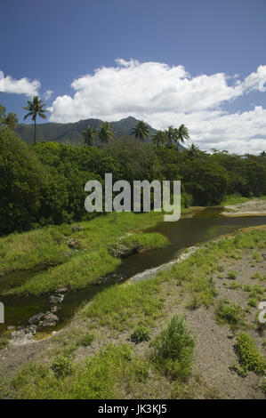 Neu-Kaledonien, Nord-Westen der Insel Grande Terre, Kala-Gomen, Blick auf den Iouanga-Fluss, Stockfoto