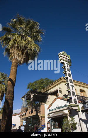 USA, California, Palm Springs, der historischen Plaza Theater Stockfoto