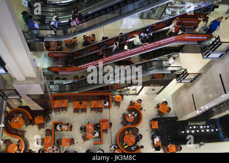 Argentinien, Buenos Aires, Abasto, Innenraum der Mercado de Abasto Mall, ehemals ein Gemüsemarkt Stockfoto