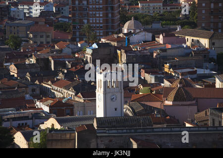 Italien, Sardinien, Südwesten Sardiniens, Iglesias, Kohle Bergbau Blick auf die Stadt Stockfoto