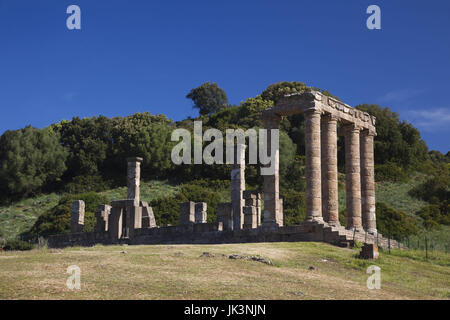 Italien, Sardinien, Süd-West Sardinien, Tempio de Antas, Ruinen des römischen Tempels Stockfoto