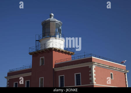 Italien, Sardinien, südwestlich Sardinien, Capo Spartivento, Leuchtturm Stockfoto