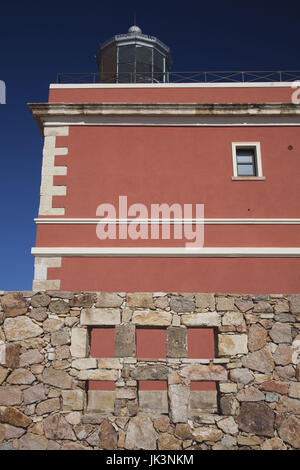 Italien, Sardinien, südwestlich Sardinien, Capo Spartivento, Leuchtturm Stockfoto