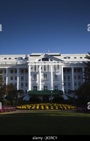 USA, West Virginia, White Sulphur Springs, Greenbrier Resort Stockfoto