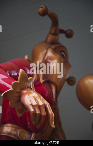 USA, Alabama, Mobile, Karneval Museum Mobile, außen, Jester-statue Stockfoto