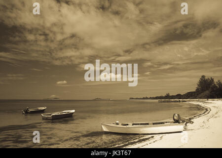 Seychellen, Insel Praslin, Grande Anse, Grand Anse Strand Stockfoto
