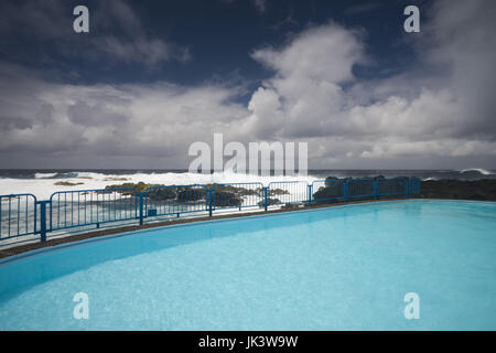 Frankreich, La Reunion, South Reunion, Le Baril, Puits des Anglais Salzwasser-Swimmingpool Stockfoto