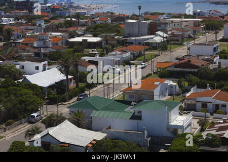 Uruguay, La Paloma, Atlantik-Badeort, Übersicht vom Leuchtturm Cabo Santa Maria Stockfoto